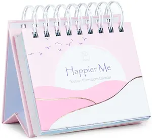 Daily Affirmation Calendar, Undated Inspirational Desk Calendar, Inspirational Gifts for Women, Daily Affirmations for Women, Pink Gifts for Women, Daily Flip Calendar, Motivational Gifts for Women