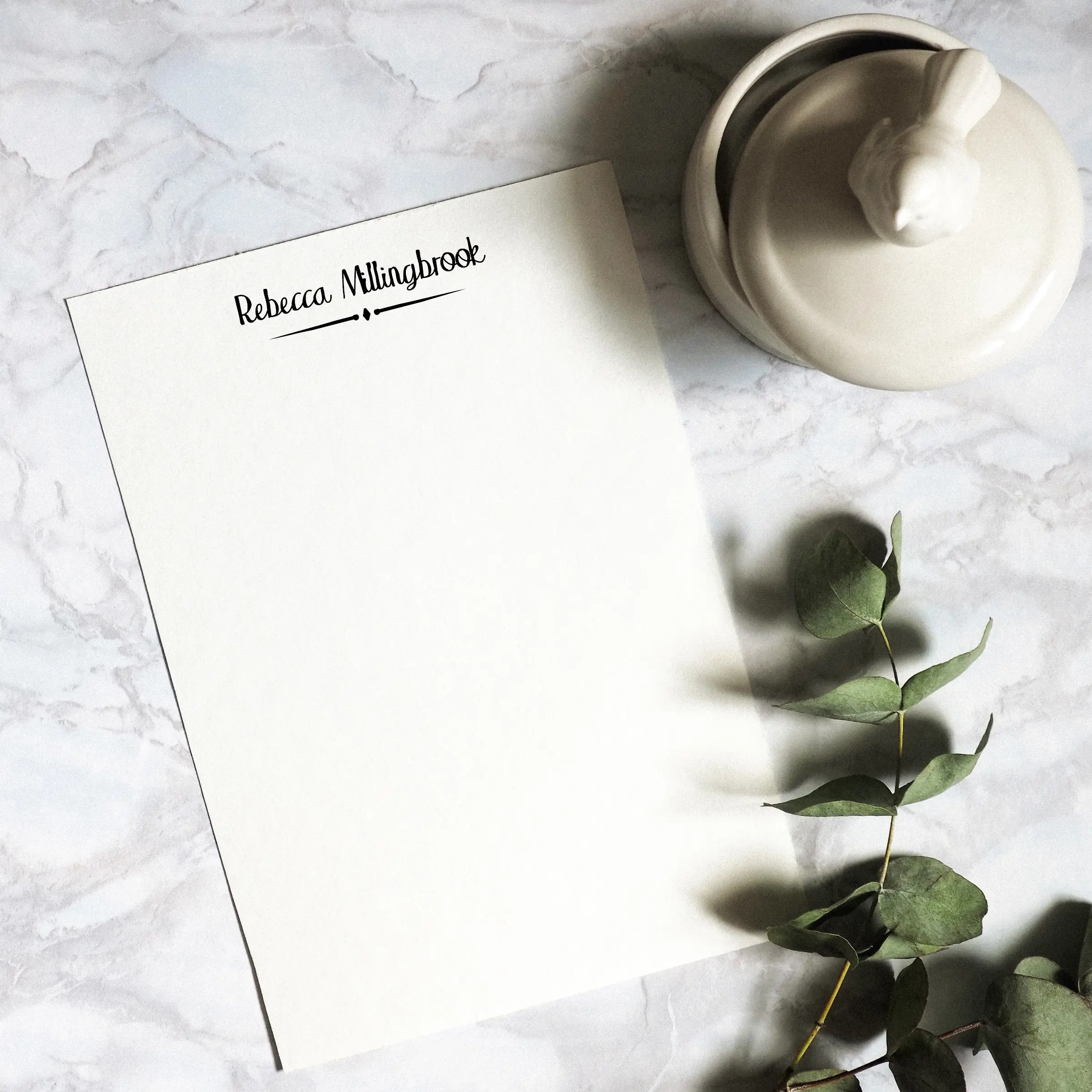Classic Stationery Notepad - Personalized