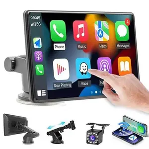 Wireless Carplay Screen for Car, 7 Inches, Backup Camera, for All Cars