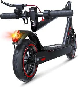 L9 Electric Scooter 350W Motor,18 Miles Range, 19 MPH Max Speed, Dual braking system, Aluminum Alloy Frame, Foldable, App-Controlled, 7.5Ah High-Capacity Battery, 8.5-Inch Solid Tires