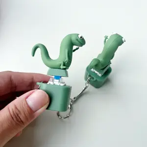 Lizard Sound Button Keychain,Lizard sound button, simulation lizard keychain,Decompression Creative Sensory Fidget Unwind,Valentine's Day gift