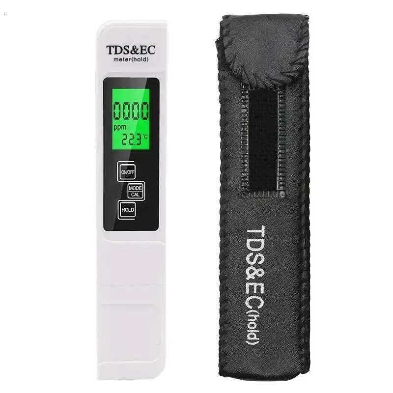3 In 1 Water Quality Detector Pen, Household Drinking Water EC Meter, Temperature Conductivity TDS Test Pen, Water Quality Tester