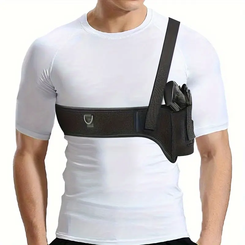 Deep Hidden Carry Shoulder Holster - Adults' Waist Belt Vest, Waist Belt Bag, Concealed Carry Chest Vest for Travel Essentials (Pack of 12), S, M