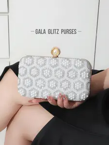 Elegant Pearl Rhinestone Handbag, Evening Party Wedding Bag, Sparkling Chain Design, Luxury Women's Clutch, Perfect for Special Occasions