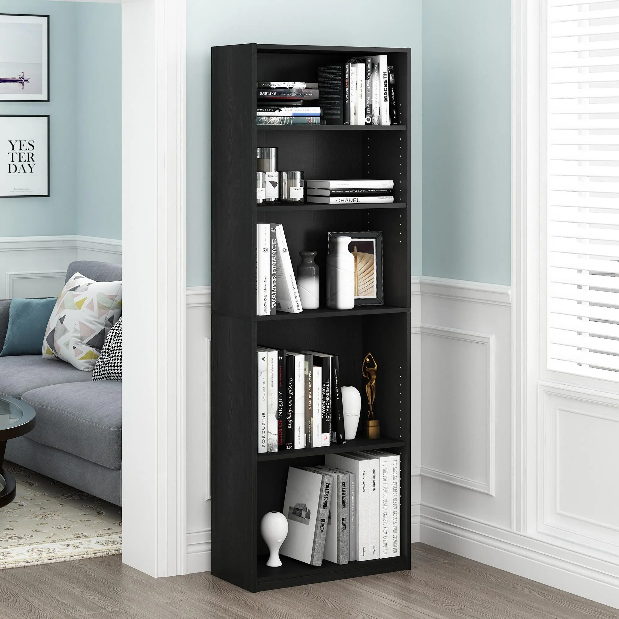 5-Shelf Bookcase