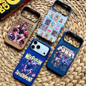 Princess Donut and Mongo Phone Case, Dungeon Crawler Carl Tough Case, Fantasy Book Reader Geeky Cat Lover Cases for IP and SS, Bookish Merch Phone Accessories