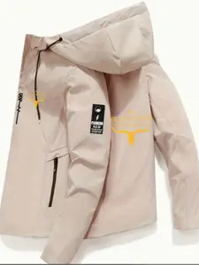 Men's Flight Jacket, Yellowstone Dutton Ranch Western Style Zipper Front Hooded Pilot Coat, Outdoor Travel Casual Windproof Jacket