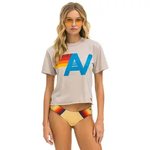LOGO BOYFRIEND TEE - SAND
