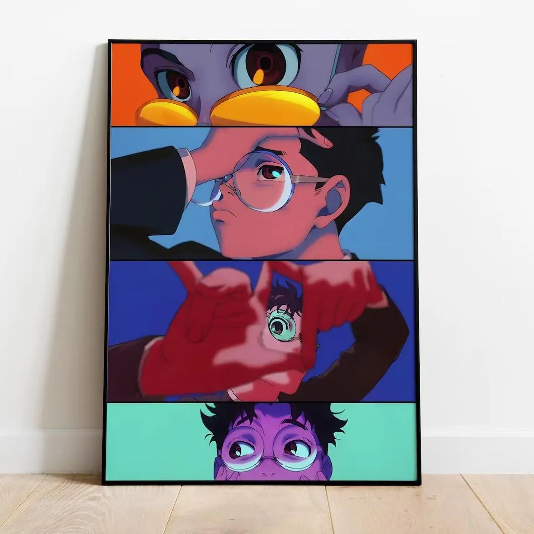 Dandadan Poster, Dandadan Anime Prints, Anime Posters, Anime Manga Art Print, Minimalist Poster, Vintage Retro Print