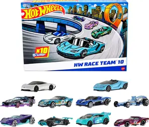 Hot Wheels 10-Pack of Toy Race Cars, Includes 1:64 Scale Corvette, Lamborghini, McLaren & Hot Wheels Originals (Amazon Exclusive)