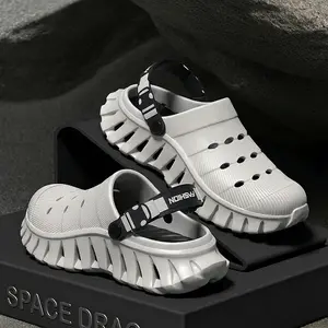 FoamFam Trendy Letter Clogs Summer Men's Clog Fashion Slippers - lightweight, easy to clean, non-slip, breathable, shock-absorbing, and durable. Suitable for outdoor and indoor use in the summer. Walking Shoes Footwear