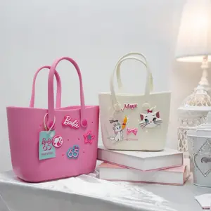 【Festive Bag】Barbie Daylight Shiny Series Blue Bento Bag with Holes + Disney Series Mini Bento Tote Bag (Marie Cat) - Holiday Candy Combo Set, Holiday & Holiday Haul