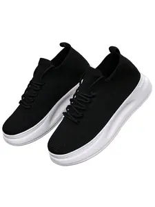 Men's New Korean Style All-Season Sports Shoes, Breathable Mesh Skateboard Shoes, Comfortable Flat Sole, Daily Wear