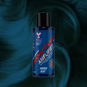 Voodoo Blue™ - Amplified™ Dark Cyan Blue Semi-Permanent Hair Dye