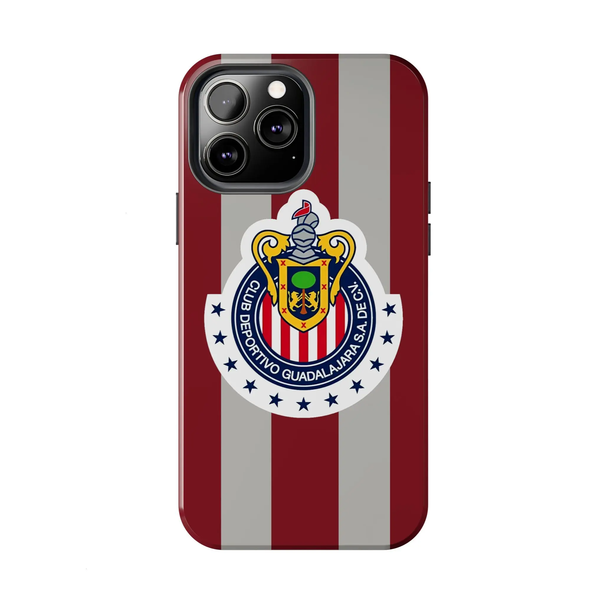 Chivas Liga Mexico Phone Case, iPhone 17 16 15 14 13 12 11 X 8 7 Pro Max/Pro/Mini, SAMSUNG GALAXY 21 S22 S23 S24 25 26 ULTRA PLUS Shockproof Anti-Drop Protective Cases
