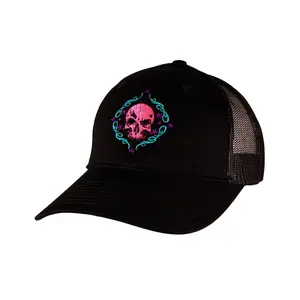 Women's Gypsy Black Snapback Ponytail Trucker Cap
