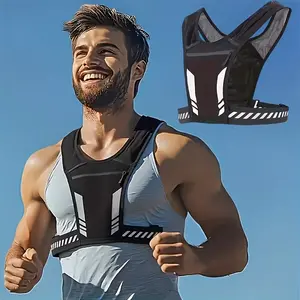 Multifunctional Running Vest, Sporty Lightweight Backpack, Breathable Zipper Bike Bag, Ideal for Runners and Cyclists, Jogging Equipment, Trail Running, Active Gear