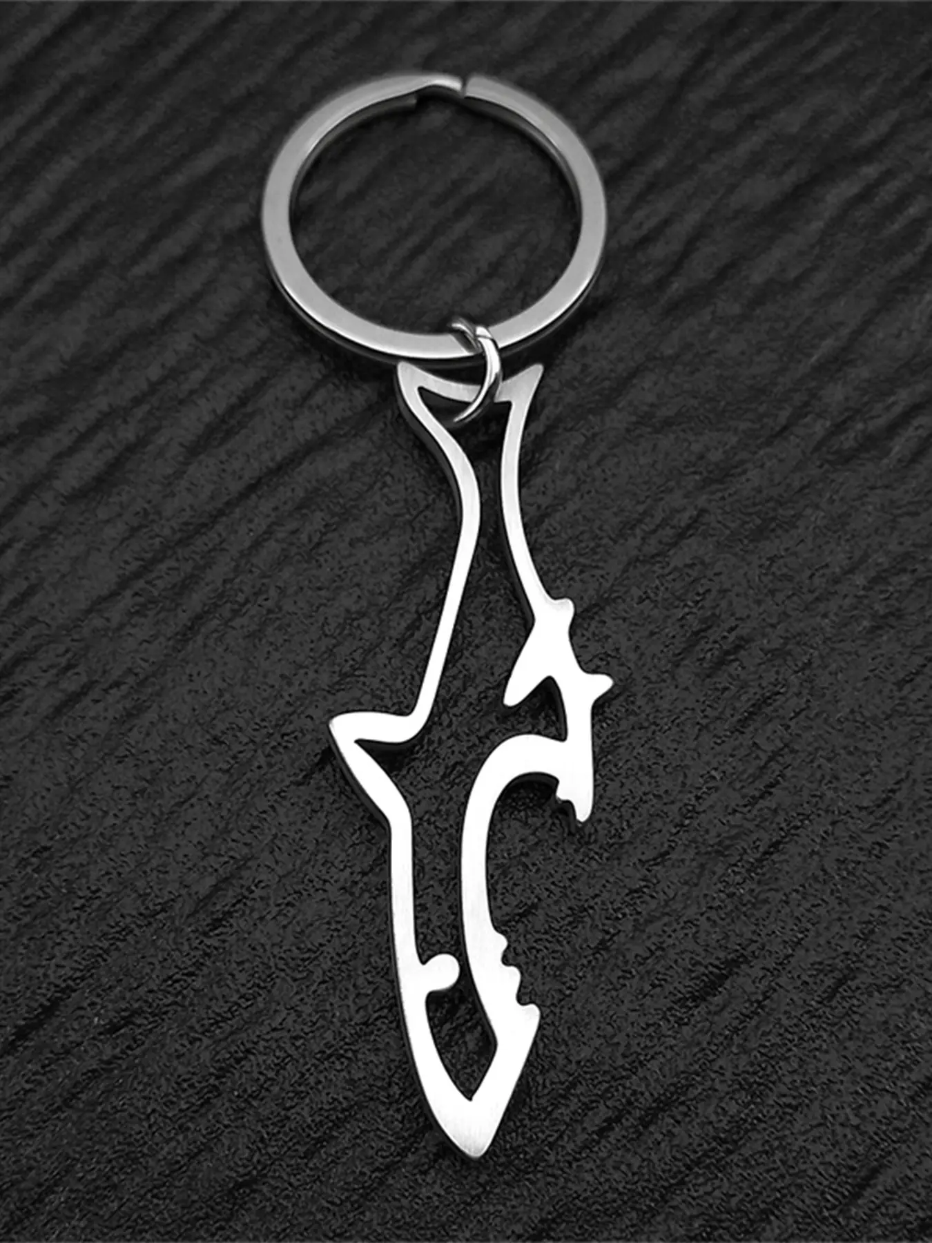 New Design Modern Shark Beer Bottle Opener Keyring For Women Men Stainless Steel Silver Color Fish Hot Summer Keyholder Gifts Unisex Accessory Functional Gift