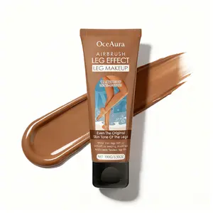 OCEAURA Leg Makeup Waterproof Bronzer,tanning lotion, Leg-Specific Tanning Concealer for Uneven Skin Tone Scars, Sweat-Proof Long Lasting, Coconut Oil Nourishing, Natural Bronze Glow for Beach Party Daily Use carrot Hydrating Intensive Gel shower spray