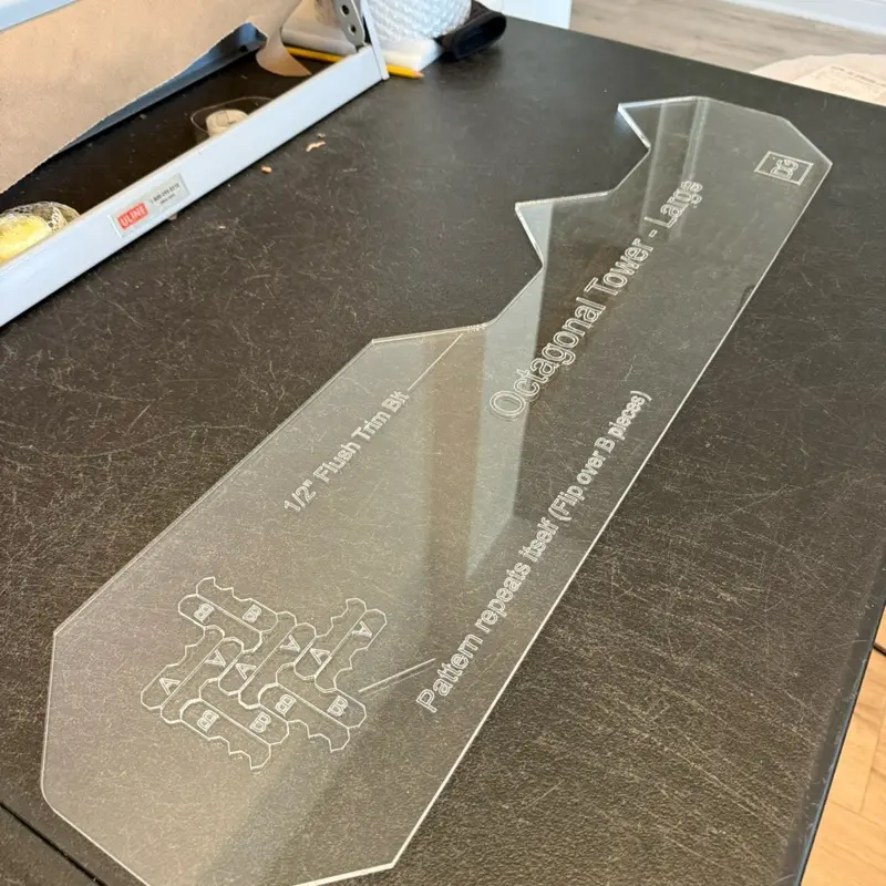 Tower Inlay Large Template