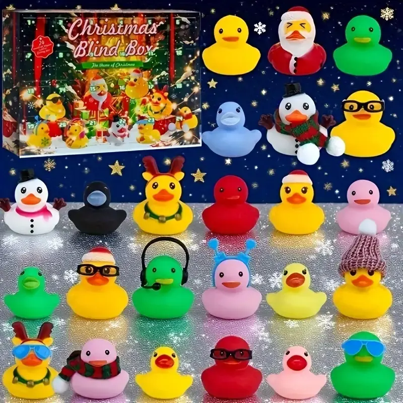 Christmas Countdown Calendar Gift Set, 24 Days Advent Calendar Christmas Decoration, Perfect Holiday Season Present & Party Favor, Party Gift Packs