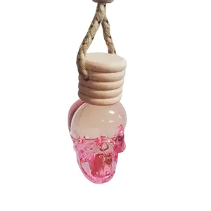 Beautiful Pink Skull Design Air Freshener - Unique Aromatic Citrusy Scent Air Diffuser for Home Decor & Aromatherapy Promotes Relaxation and Well-being highly scented made to last
