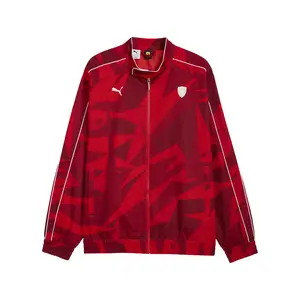 PUMA Mens Scuderia Ferrari 20 Years Of Red T7 Jacket Athletic Outerwear Casual - Red