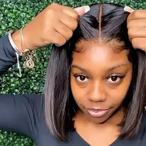 Ready to Wear Glueless Wig Straight for Women Pre Plucked Brazilian 5x5 6x4 Transparent Lace Closure Human Hair Wigs Pre Cut 30 Inch Bling Hair On Sale 180% TikTokShopSpringGlowUp