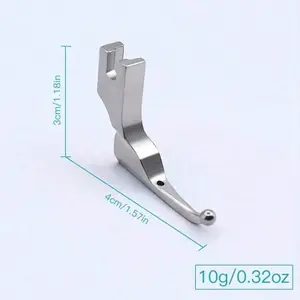 Silver- Bead Presser Foot for Sewing Machines, Compatible with Computerized & Low-Shank Models, Ideal for Wedding Dress Lace & Sequins, Sewing Supplies Crafts