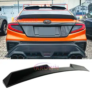 FOR 2022+ SUBARU WRX VB JDM GLOSS BLACK V STYLE REAR ROOF SPOILER WING VISOR LID