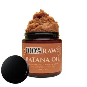 Raw & Unprocessed Batana Oil from Honduras - Natural Hair Growth & Scalp Nourishment - 4 oz - Proudly Made in Honduras - Unprocessed & Authentic