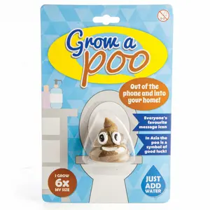 Boxer Gifts Grow a Poo Toy - Grow In Water - Gag Gifts For Kids - Christmas Funny Stocking Stuffers Boys - Prank Poop Toys - Fun Pass The Parcel & Bingo Items