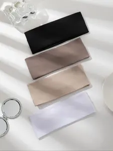 Unisex Sweat-Absorbing Sports Headbands, High Elasticity Yoga & Running Hair Bands, Plain Design, All Season Fitness Accessories Set, Sweat Wicking Headband, Workout Headband