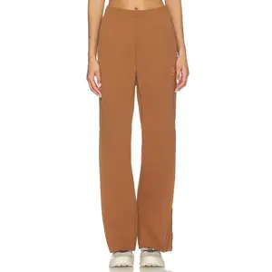 adidas by Stella McCartney Knitted Track Pants in Wild Brown