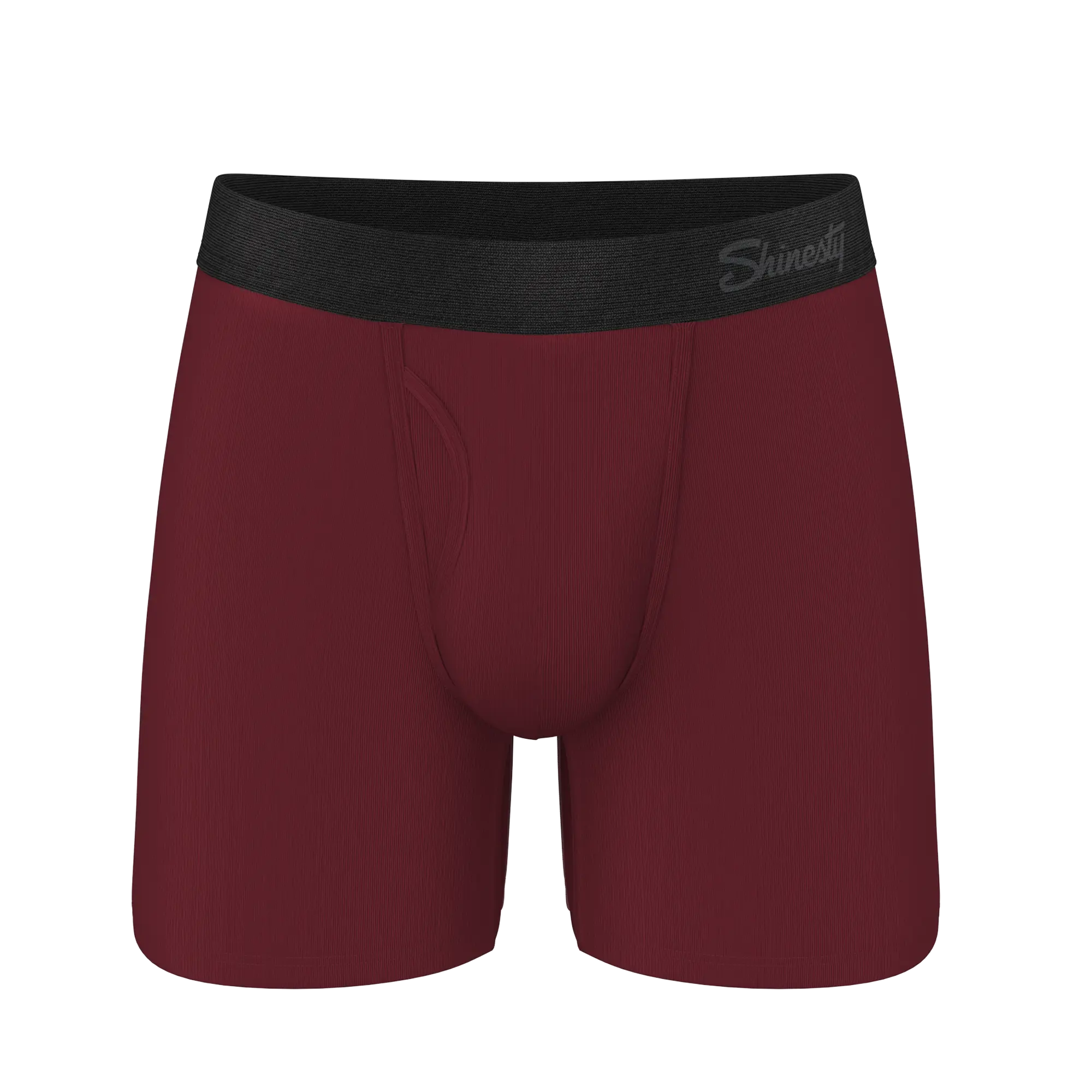 The Sommelier | Shinesty Burgundy Ball Hammock® Pouch Underwear With Fly