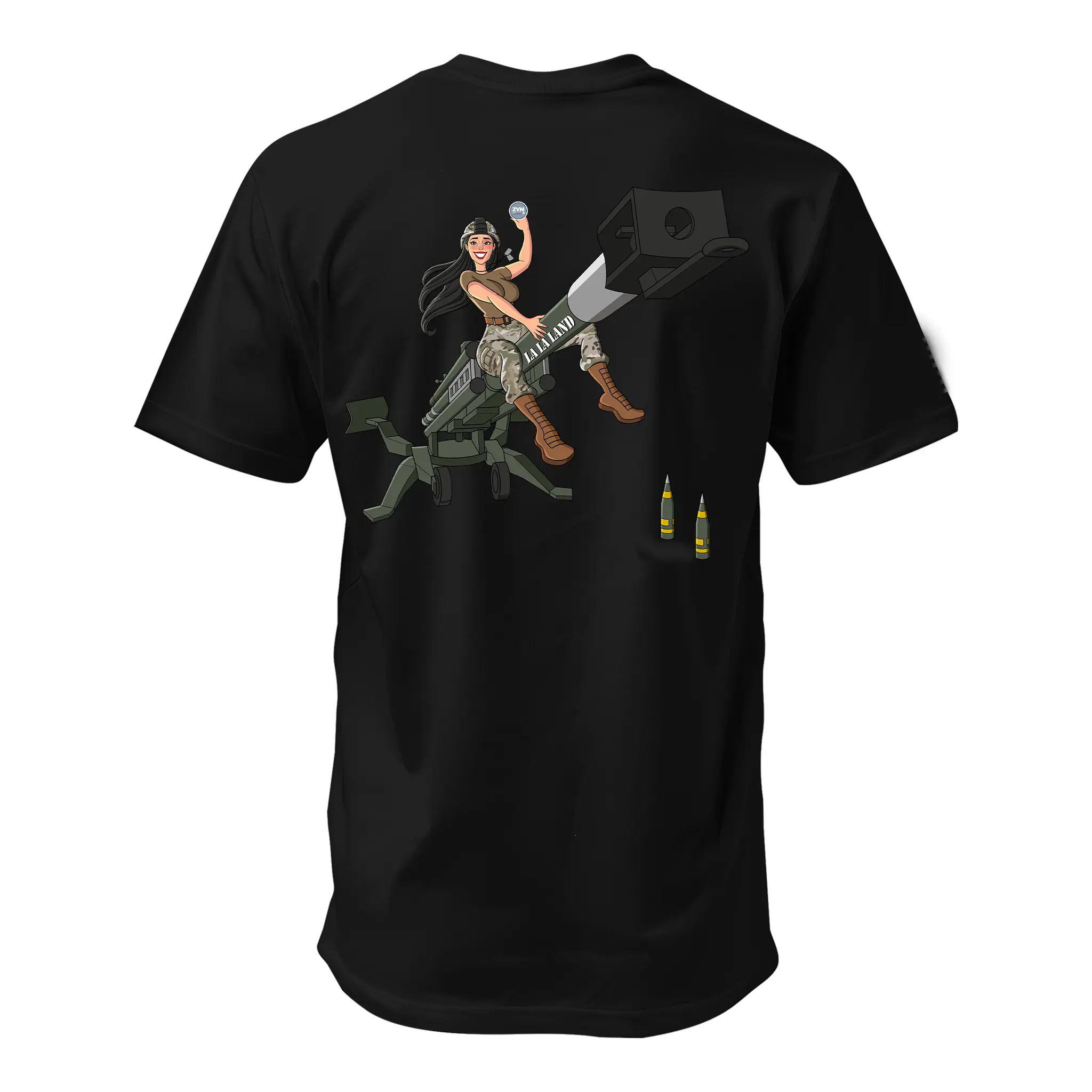 ZYN by Lala Princess of Battle Field Artillery Graphic Tee - Trending Anime Streetwear Fan Essential Tee
