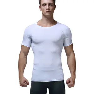 Men's Long Sleeve Compression Shirt, Quick-Dry Tight-Fit Polyester Spandex Base Layer for Running and Gym Workouts, Xxxl