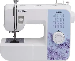 Brother Sewing Machine, XM2701, Lightweight Machine with 27 Stitches, 6 Included Sewing Feet
