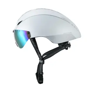 YUMAJ TT Goggles Helmet Road Cycling Safety Helmet 54-60cm Adjustable One Size Fits All Unisex Design Ideal for Racing Sports Protective Gear