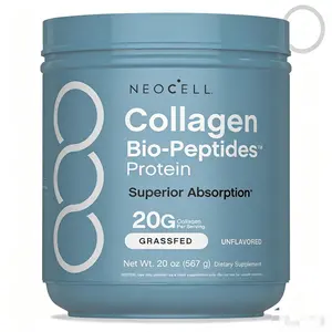 NeoCell Collagen Bio-Peptides Powder, 20oz Grass-Fed Collagen Protein Supplement with 18 Essential Amino Acids for Healthcare & Fitness Needs Fitness Dietary Edible