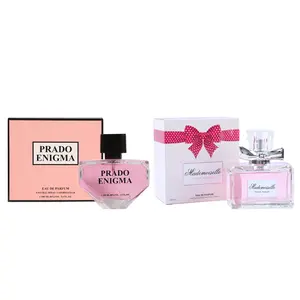 Women's Perfume Bundle - Prado Enigma and Mademoiselle Spray Perfume Eau de Parfum for Women 100ml/3.4fl.oz. each