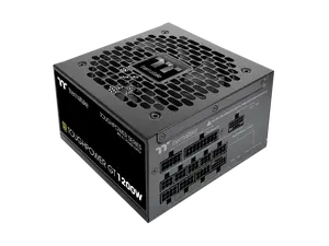 Thermaltake Toughpower GT 1200W; ATX 3.1; x2 Native PCIe 5.1 12V-2x6; Full Modular; Flat Cables; Color Matched Connectors; Japanese Main Capacitors; 80 Plus Gold Certified; 140mm; Black; PS-TPT-1200FNFAGU-3