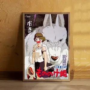Princess Mononoke (1997) Anime Poster 24x36" Art UNFRAMED Print Decor Glossy modern artwork decor christmas gift Matte Photo