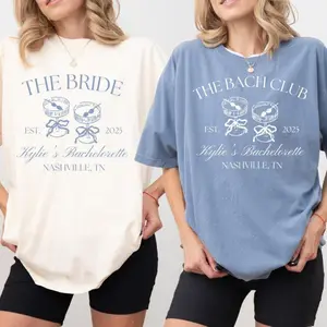 The Bach Club Bachelorette Shirts, Custom Location And Name Bachelorette Party Shirts, Social Club Luxury Bachelorette Party Gift Shirts