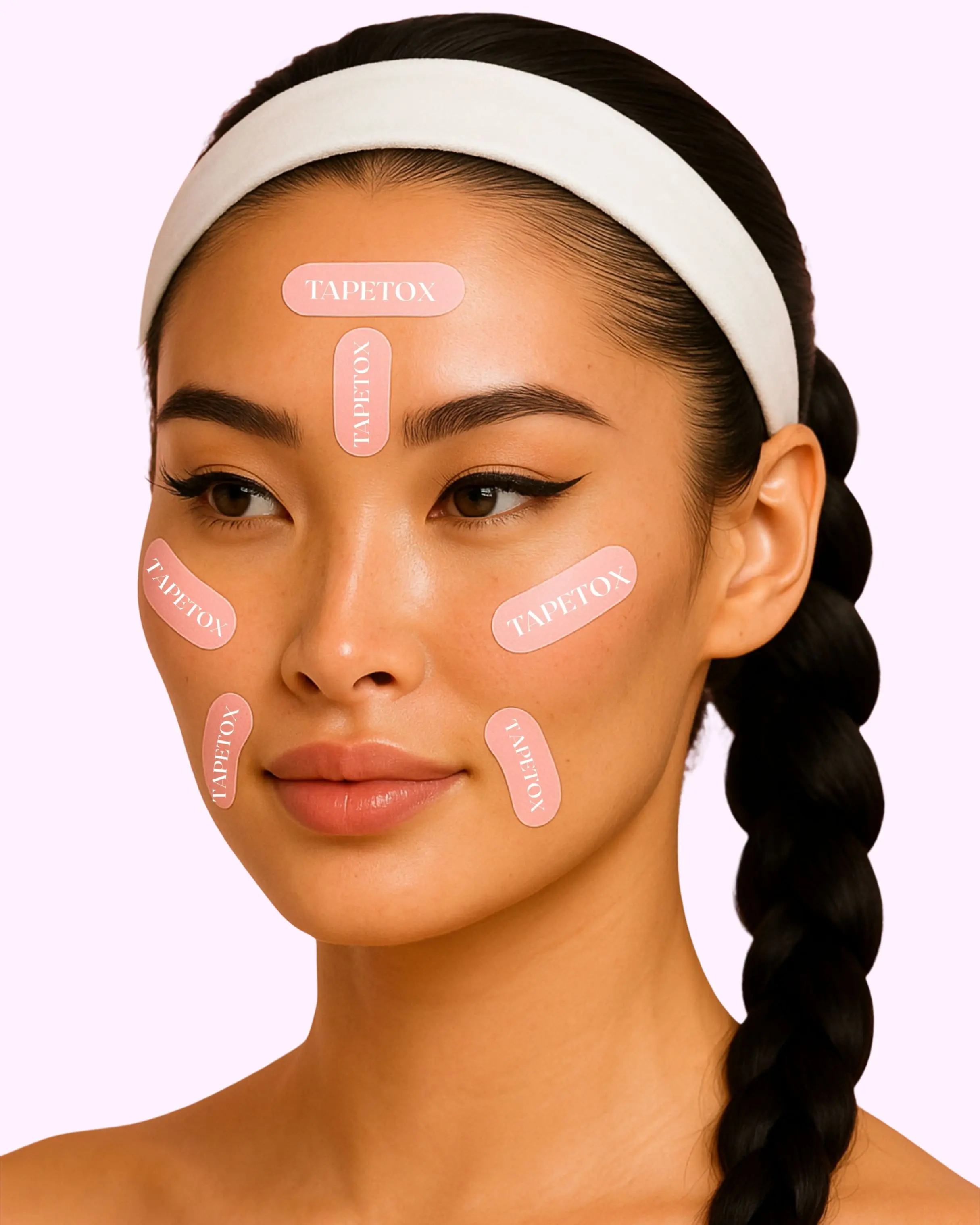 Wrinkle Smoothers, 160 TapeTox, Japanese face tape, vegan face tape, cruelty-free, over 40 beauty, clean beauty, Botox alternative, anti-aging, elevens, crows feet, smile lines, forehead lines, frown lines
