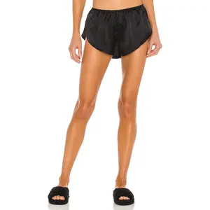 Journelle Celine Silk Shortie in Noir