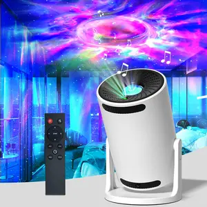Galaxy Star Projector with Wireless Speaker, USB Rechargeable LED Light with Remote Control, Novelty Lighting for Game Room & Home Theater
