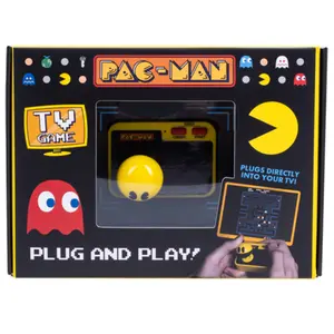 Pac-Man Plug & Play Arcade Game Console - Retro Classic TV Gaming