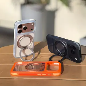 Advanced Airbag Stand Magnetic Phone Case, 5m Drop Protection, Compatible with Apple and Samsung, Durable and Stylish Design