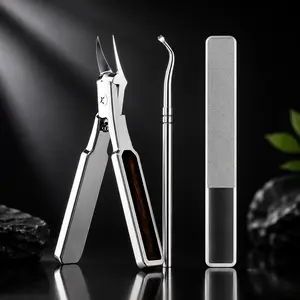 Ultra-Sharp Toenail Clippers for Thick Nails & Ingrown Toenails – 4CR13 Heavy Duty Nail Clipper, Long Sharp Blade, Ergonomic Pedicure Tool for Seniors